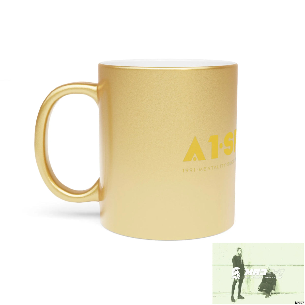 A1-Sparta Metallic Mug (Silver\Gold) Mug