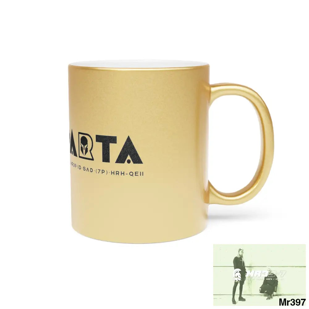 A1-Sparta Metallic Mug (Silver\Gold) Mug