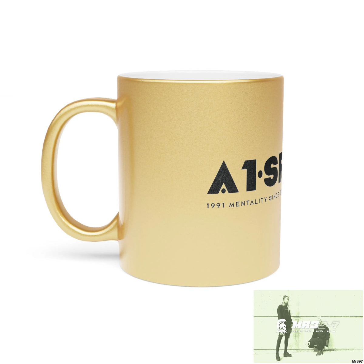 A1-Sparta Metallic Mug (Silver\Gold) Mug