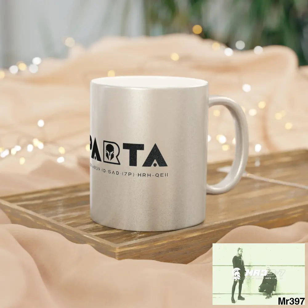 A1-Sparta Metallic Mug (Silver\Gold) Mug