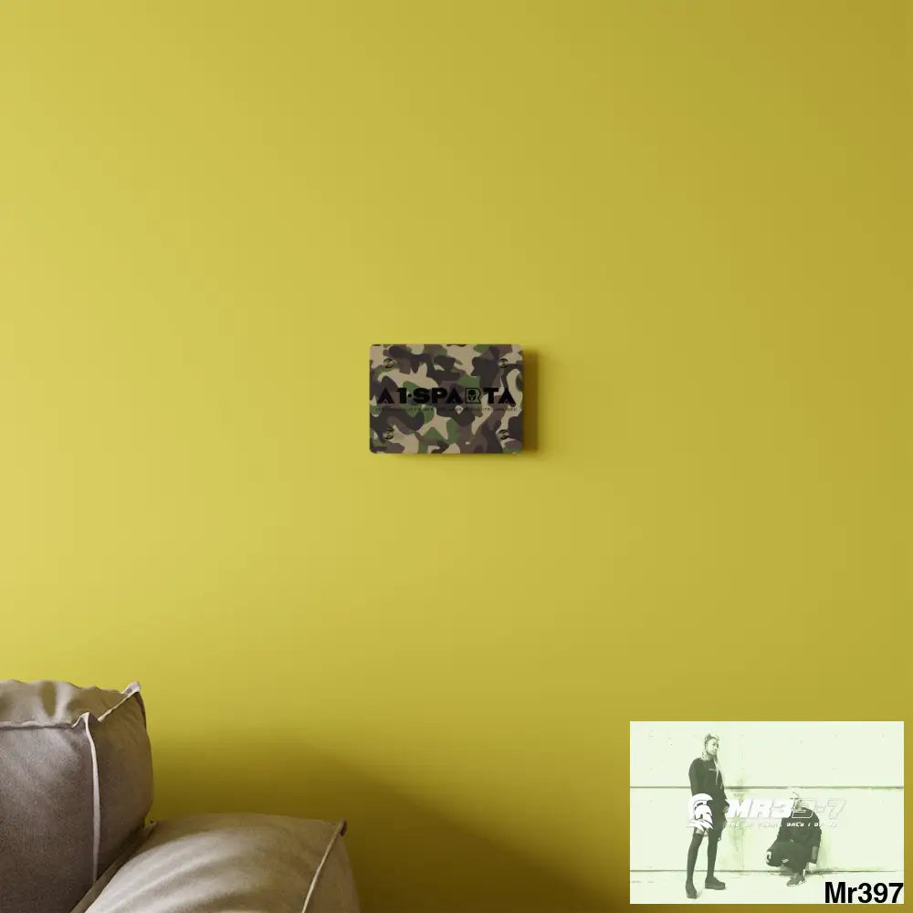 A1-Sparta Military Mentality 1991 Style Acrylic Wall Art Panels Home Decor
