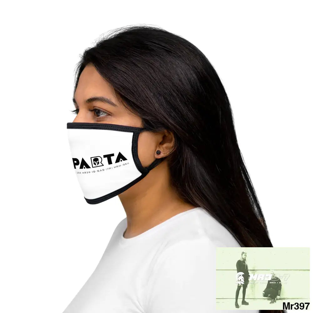 A1.Sparta Mixed-Fabric Face Mask One size Accessories