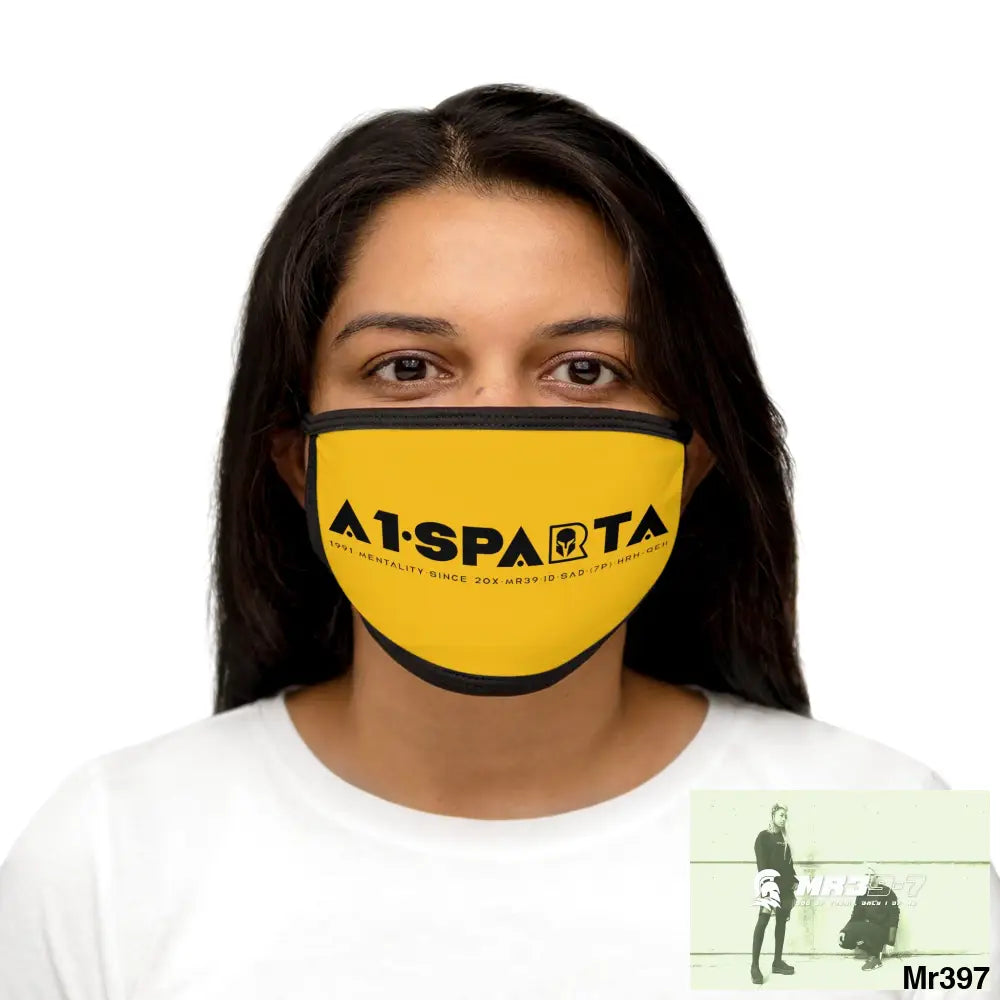A1.SPARTA Mixed-Fabric Face Mask One size Accessories