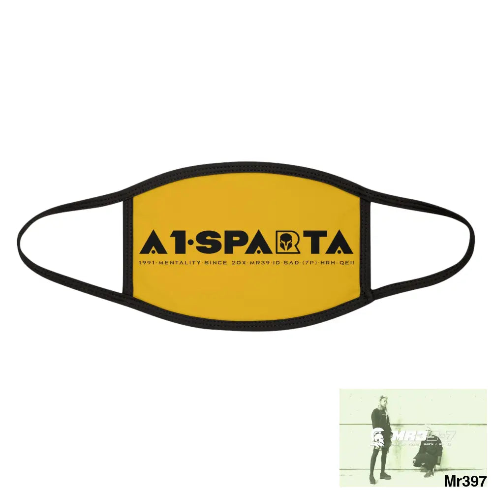 A1.SPARTA Mixed-Fabric Face Mask One size Accessories
