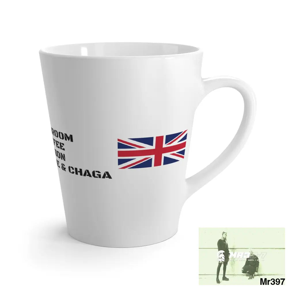 A1•Sparta Mushroom Coffee Fusion Lions Mane & chaga Latte Mug 12 oz 12oz Mug