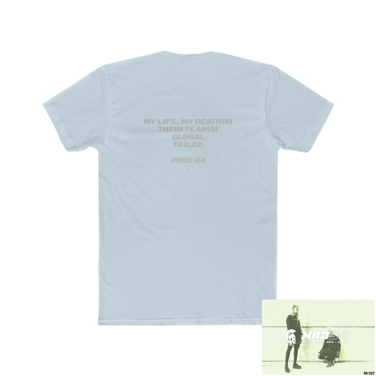 A1•Sparta My life My Deaths Their Plans Failed. Men’s Cotton Crew Tee T-Shirt