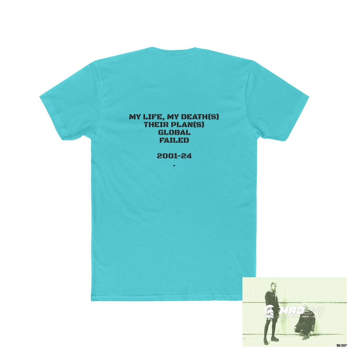A1-Sparta My Life My Deaths Their Plans Failed Tactical GB Men’s Cotton Crew Tee T-Shirt