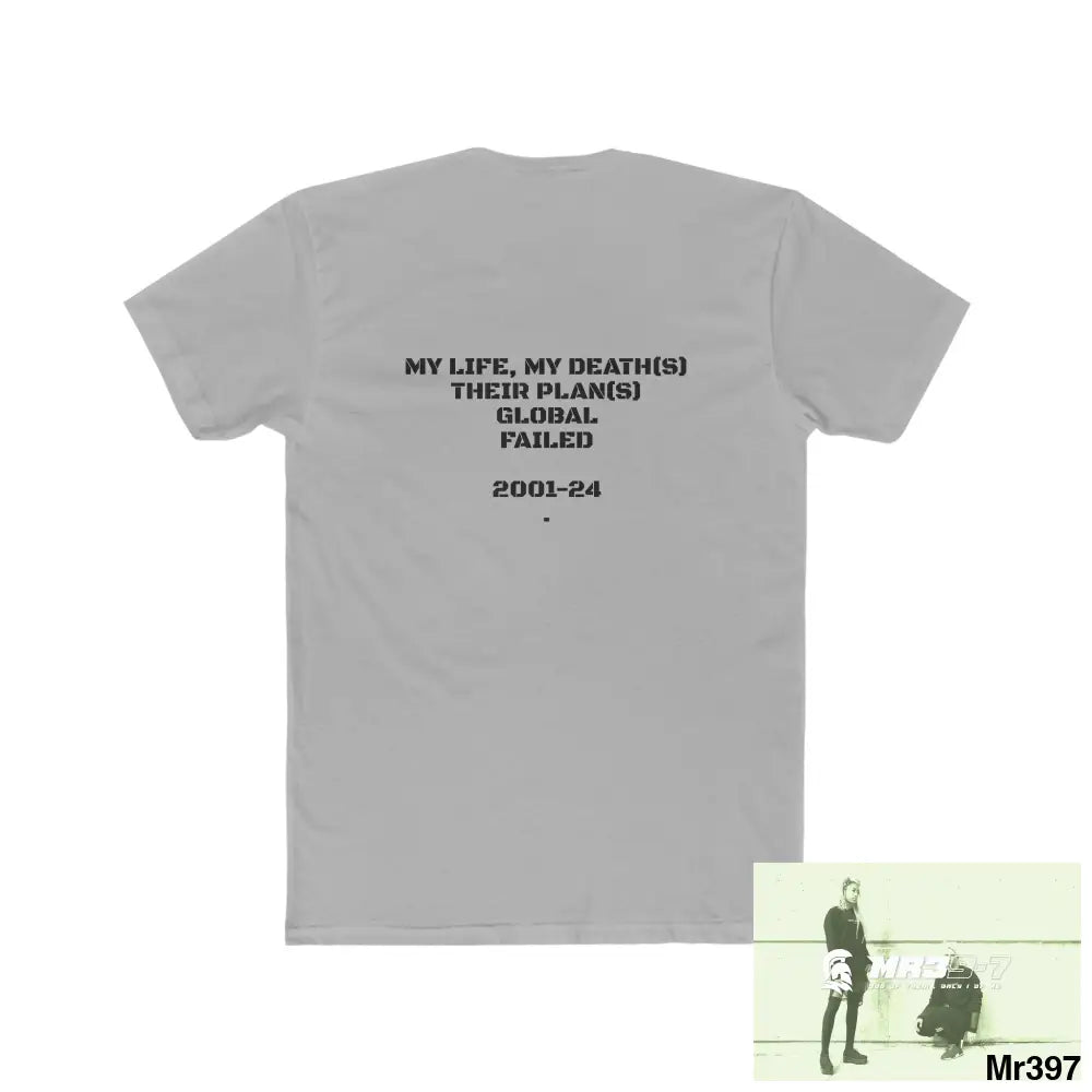 A1-Sparta My Life My Deaths Their Plans Failed Tactical GB Men’s Cotton Crew Tee T-Shirt