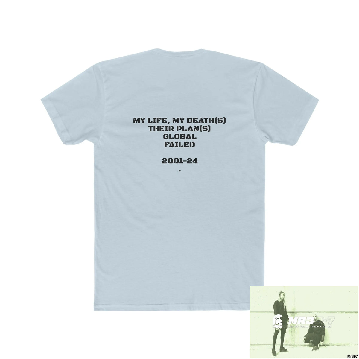 A1-Sparta My Life My Deaths Their Plans Failed Tactical GB Men’s Cotton Crew Tee T-Shirt