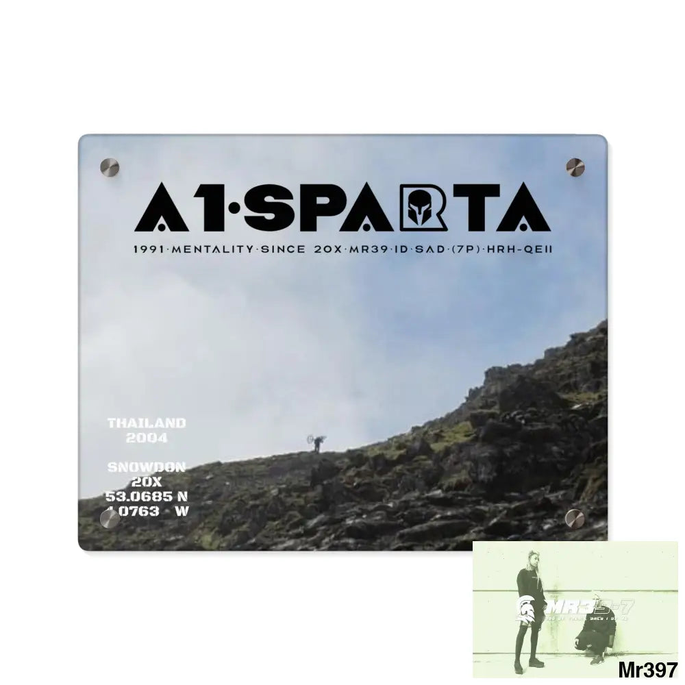 A1-Sparta My Planned Birthday Death the photo they took Snowdon 20X (SAS?!) Thailand 04 Link Up Acrylic Wall Art Panels