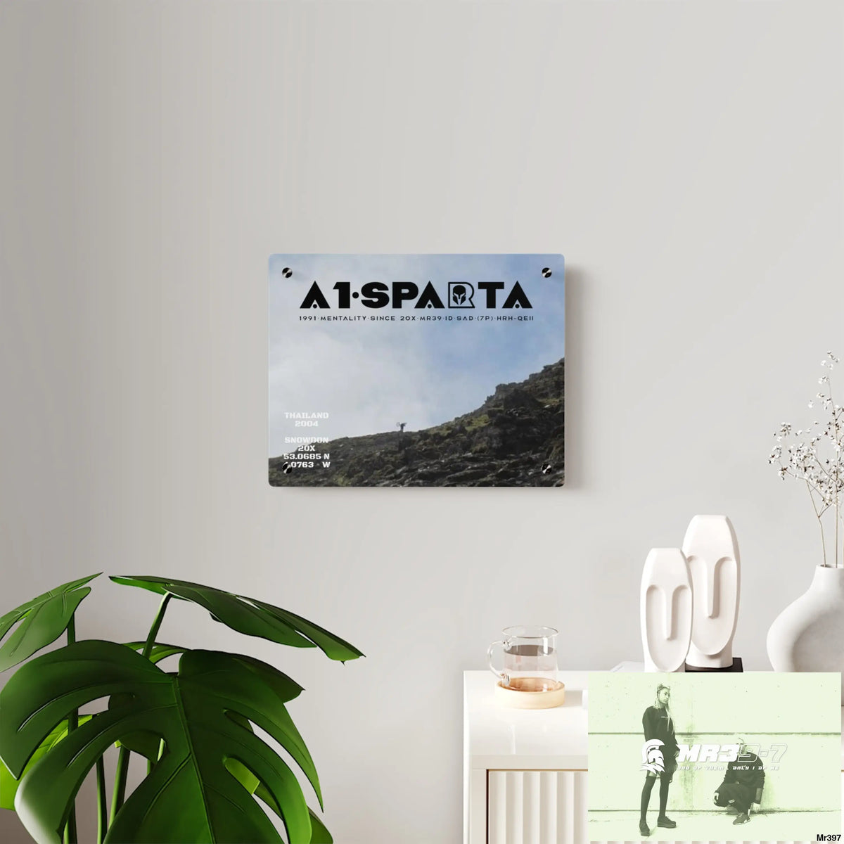 A1-Sparta My Planned Birthday Death the photo they took Snowdon 20X (SAS?!) Thailand 04 Link Up Acrylic Wall Art Panels