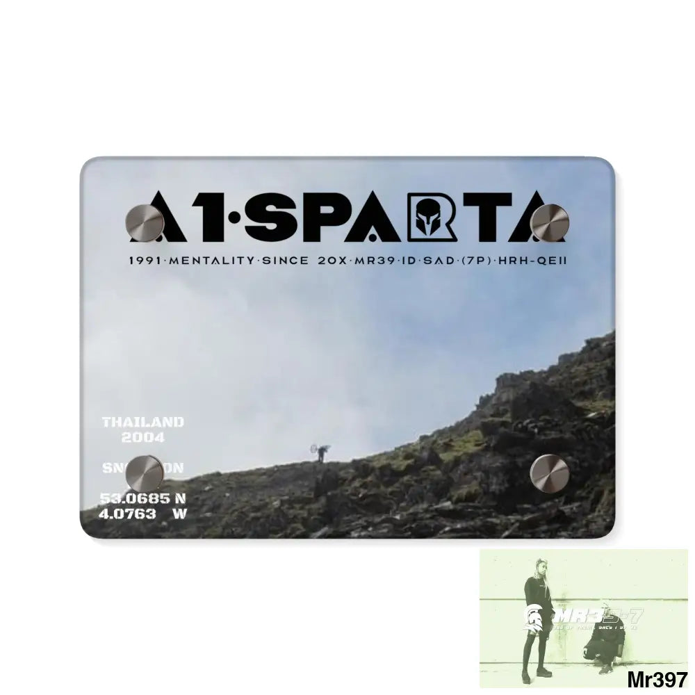 A1-Sparta My Planned Birthday Death the photo they took Snowdon 20X (SAS?!) Thailand 04 Link Up Acrylic Wall Art Panels