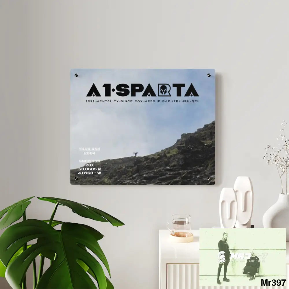 A1-Sparta My Planned Birthday Death the photo they took Snowdon 20X (SAS?!) Thailand 04 Link Up Acrylic Wall Art Panels