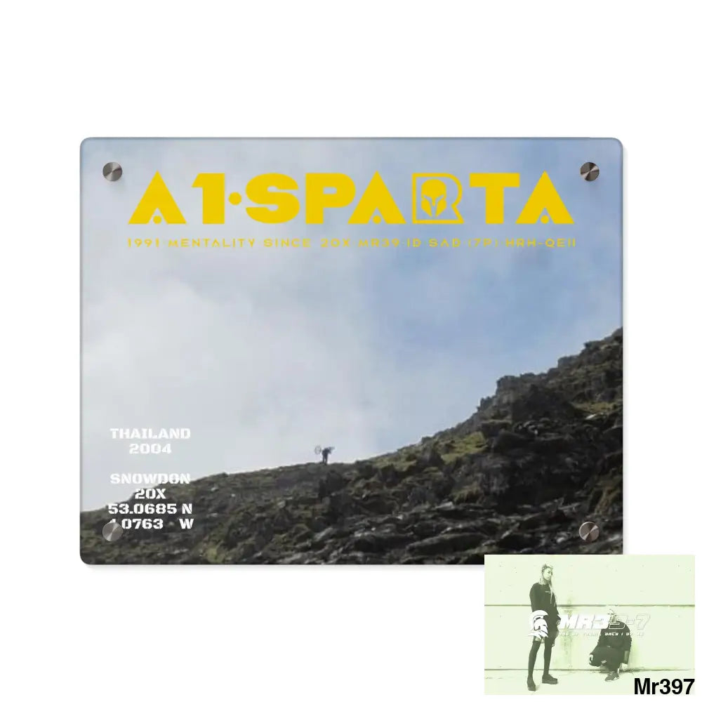 A1-Sparta My Planned Birthday Death the photo they took Snowdon 20X (SAS?!) Thailand 04 Link Up Acrylic Wall Art Panels