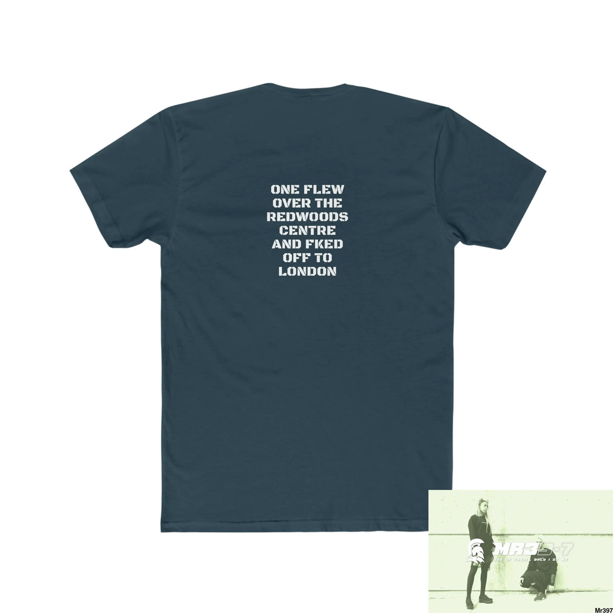 A1-Sparta One flew over the Redwoods Centre - Men’s Cotton Crew Tee T-Shirt