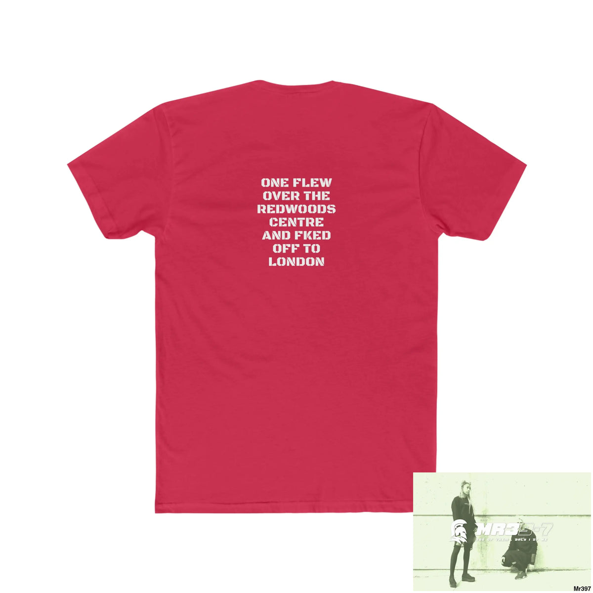 A1-Sparta One flew over the Redwoods Centre - Men’s Cotton Crew Tee T-Shirt
