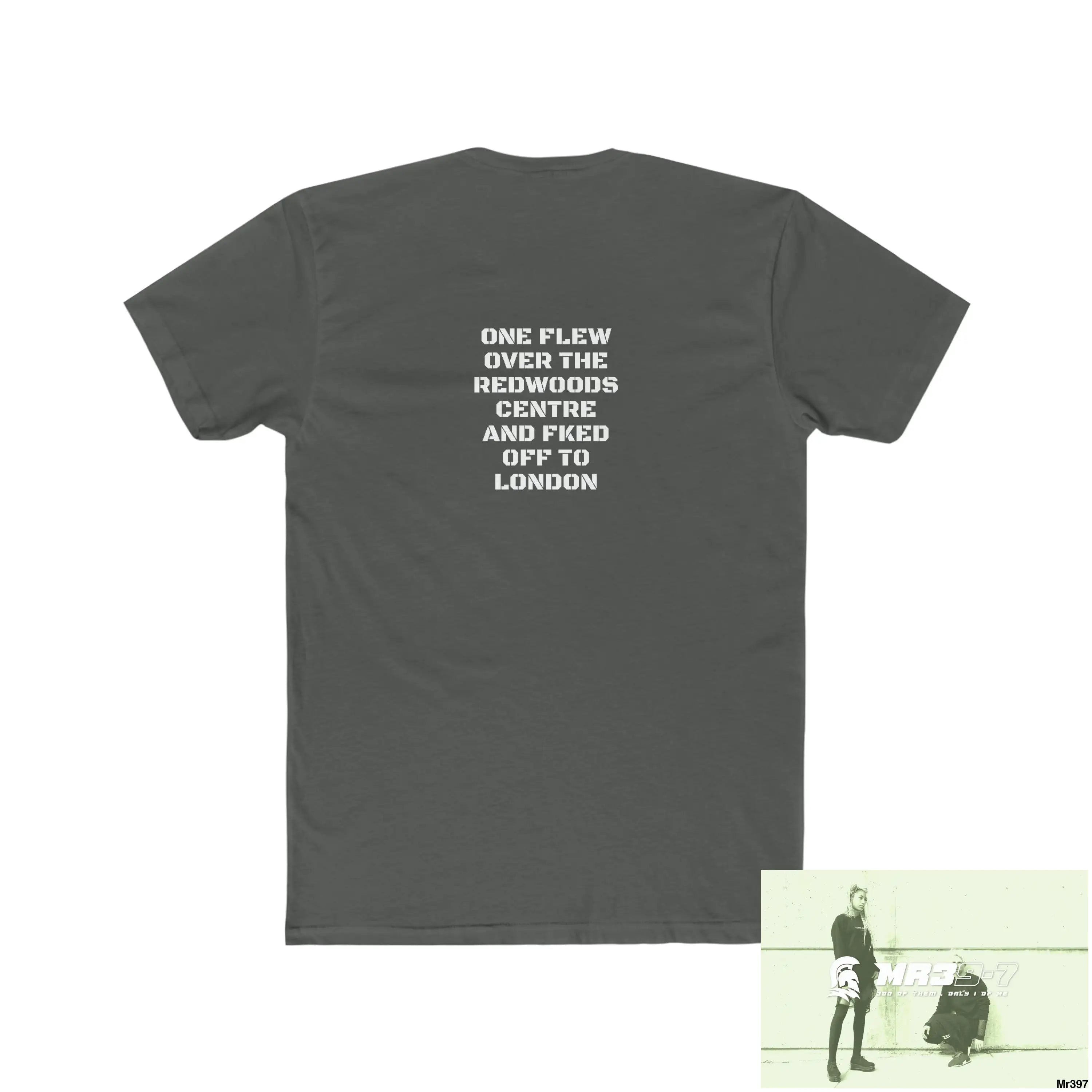 A1-Sparta One flew over the Redwoods Centre - Men’s Cotton Crew Tee T-Shirt