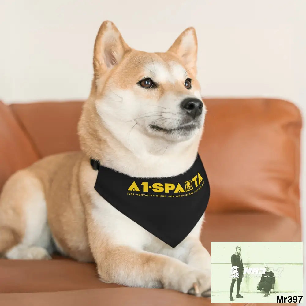 A1--Sparta Pet Bandana Collar Pets