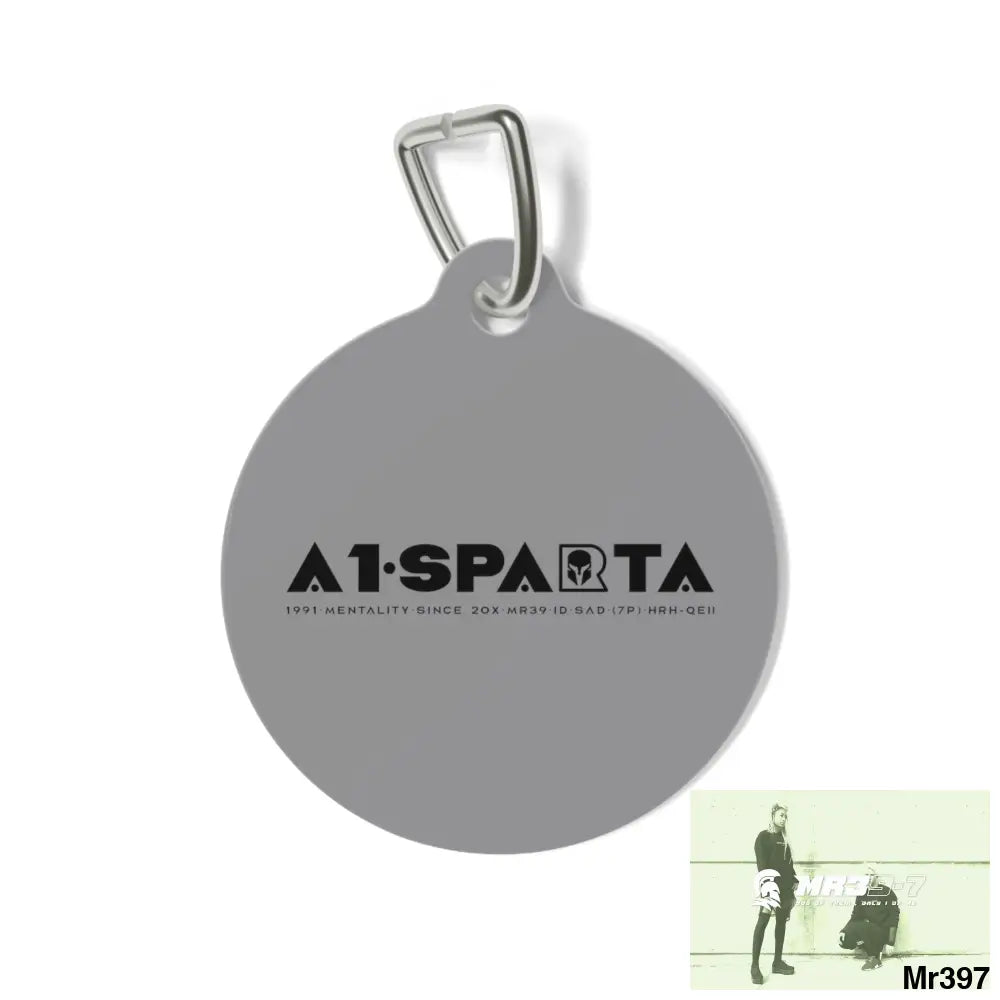 A1-Sparta Pet Tag 1’’ Pets