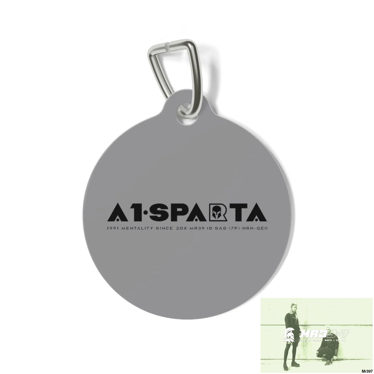 A1-Sparta Pet Tag 1’’ Pets