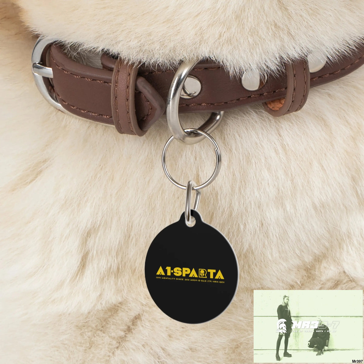 A1-Sparta Pet Tag 1’’ Pets