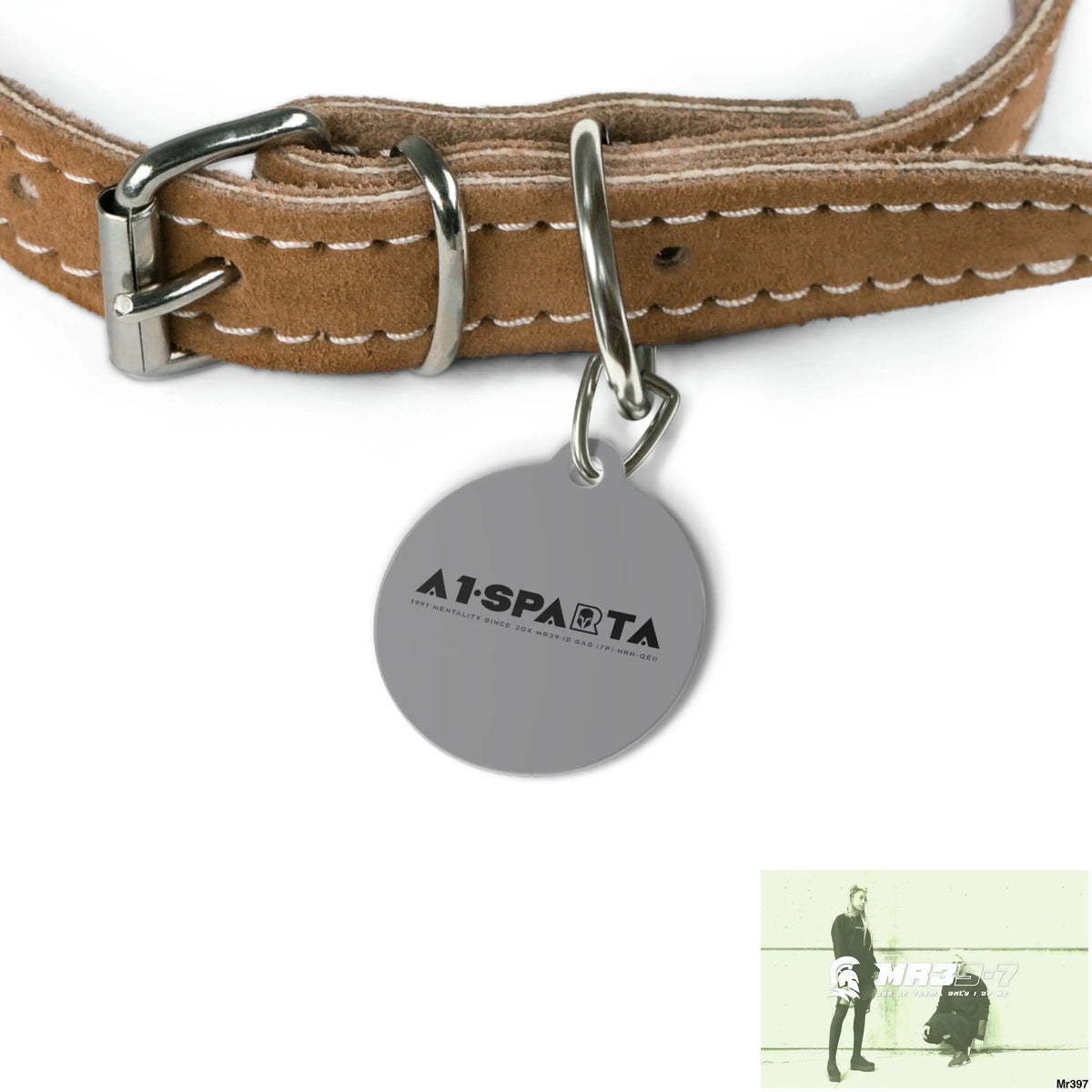 A1-Sparta Pet Tag 1’’ Pets
