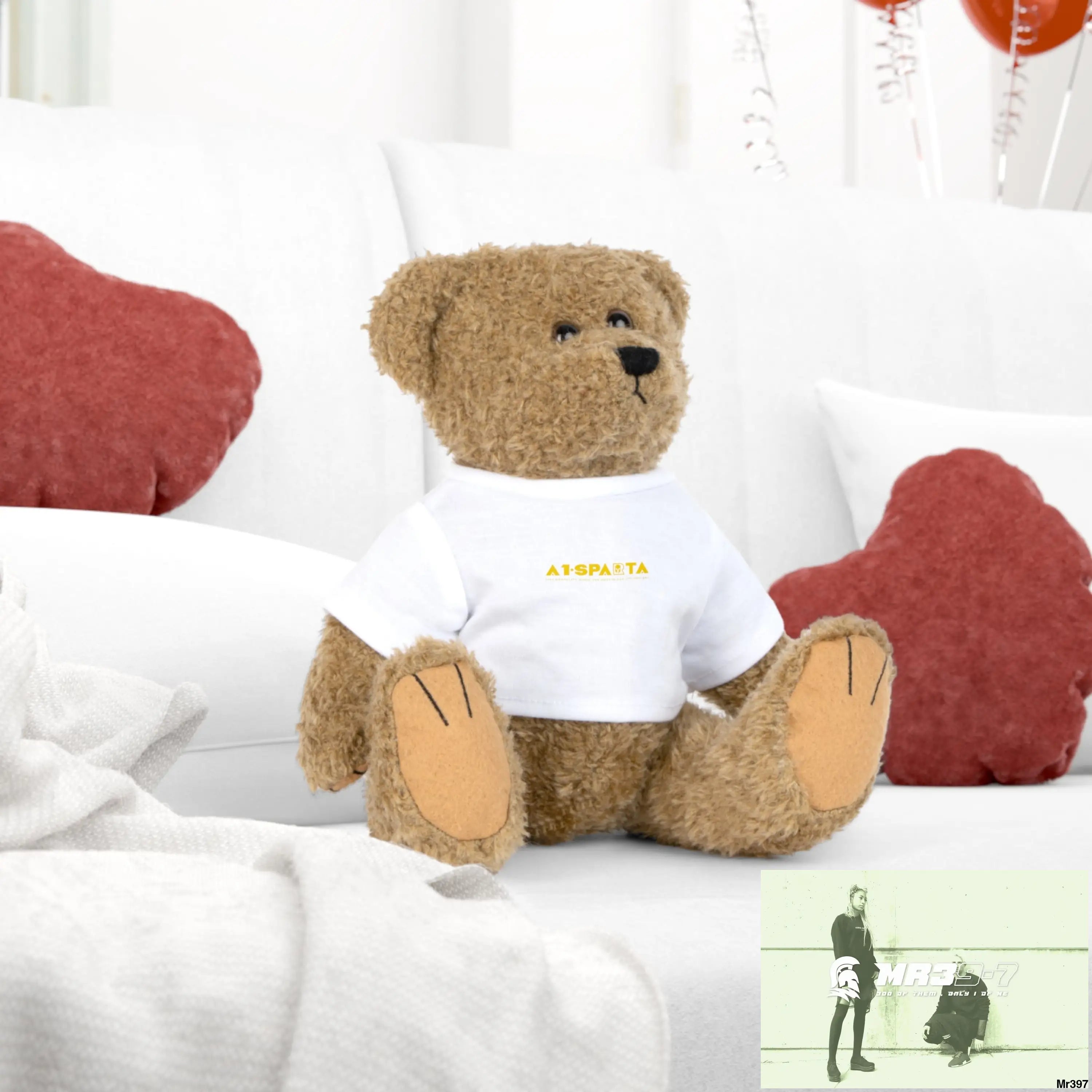 A1-Sparta Plush Toy with T-Shirt Accessories