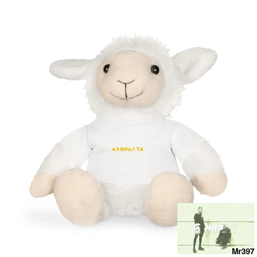 A1-Sparta Plush Toy with T-Shirt Sheep / White / One size Accessories
