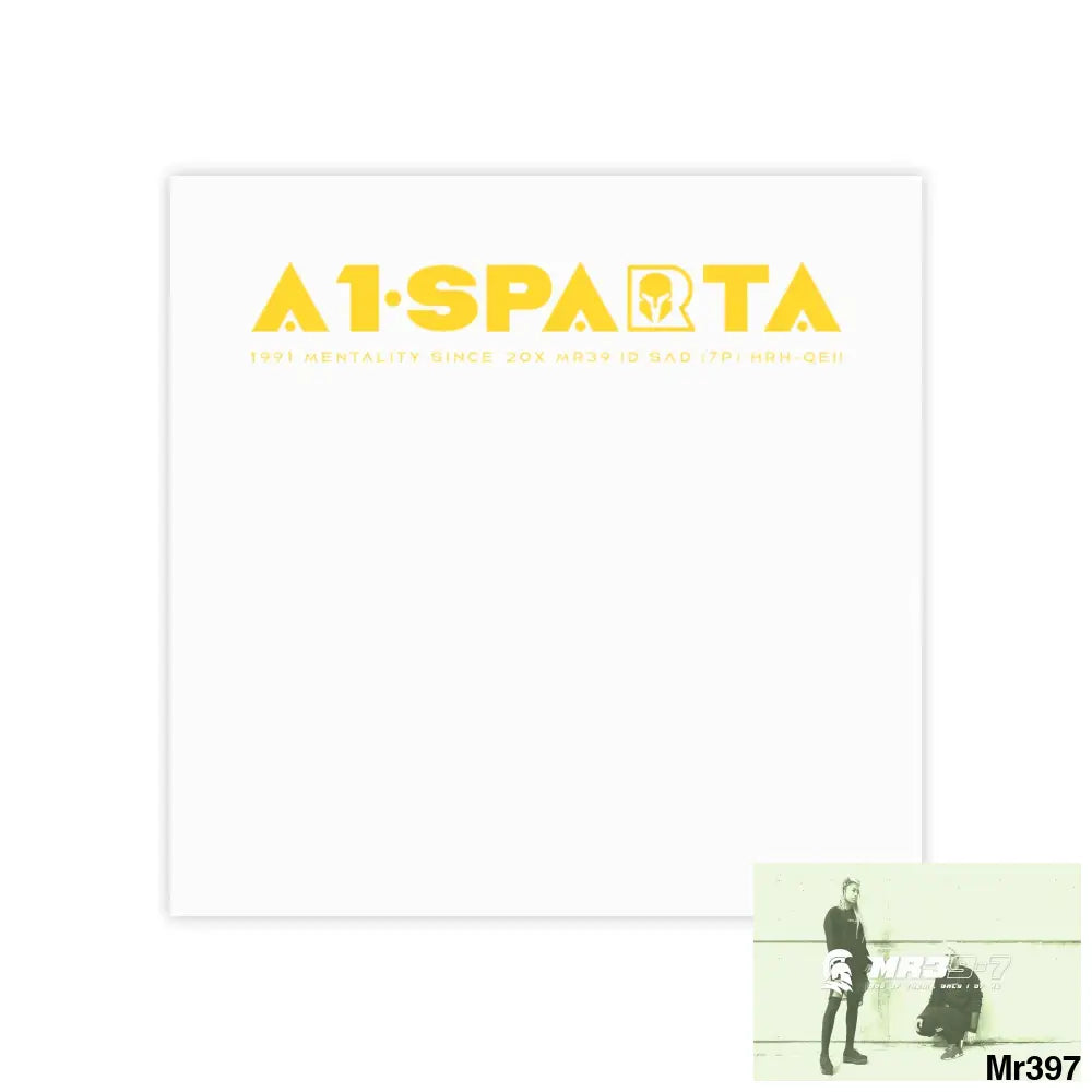 A1•Sparta Post-it® Note Pads 3’’ x 3’’ / White Paper products