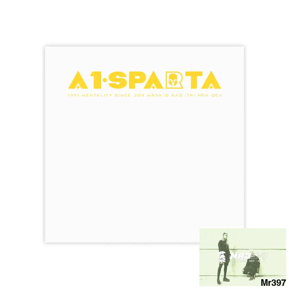 A1•Sparta Post-it® Note Pads 4’’ x 4’’ / White Paper products