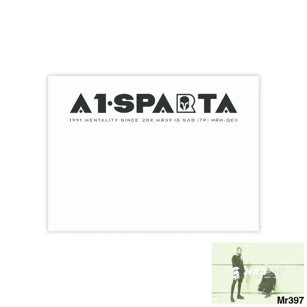 A1•Sparta Post-it® Note Pads 8’’ x 6’’ / White Paper products