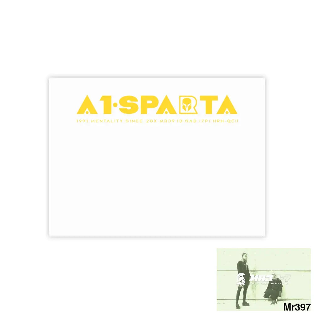 A1•Sparta Post-it® Note Pads 8’’ x 6’’ / White Paper products