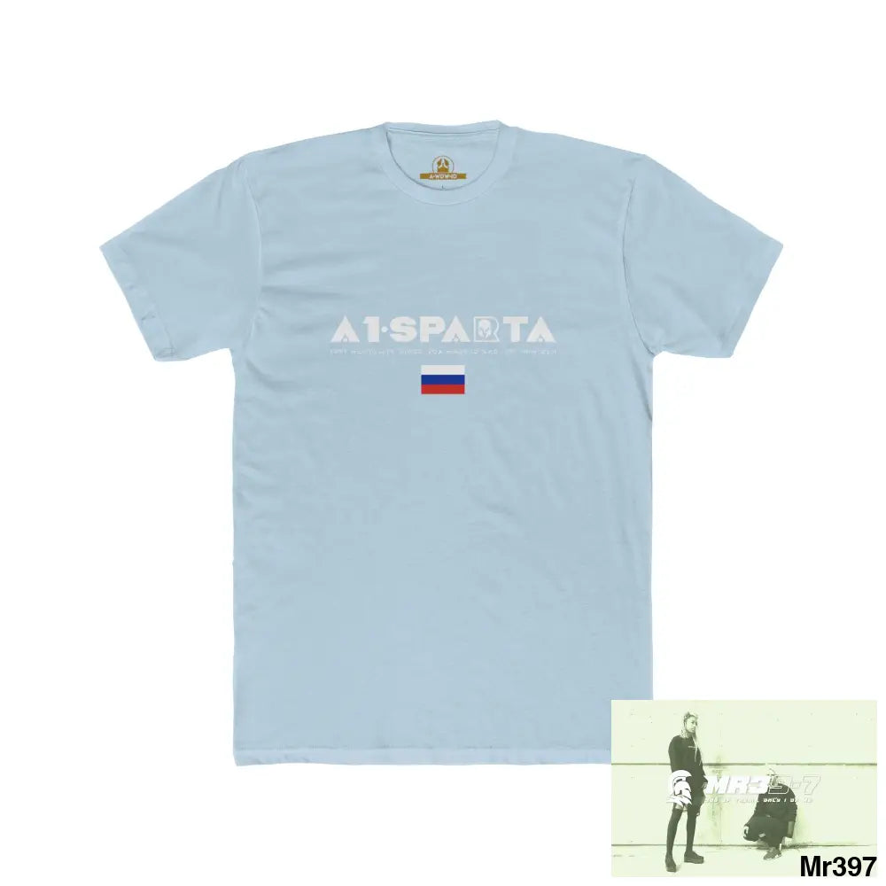 A1 Sparta (Russian Mentality from ?) My Life My Deaths 2001-2024 Their Plans,failed.Tactical GB Men’s Cotton Crew Tee
