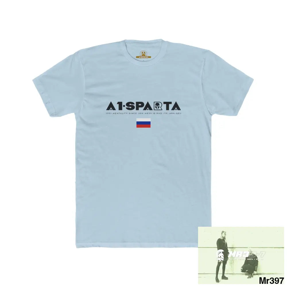 A1 Sparta (Russian Mentality from ?) My Life My Deaths 2001-2024 Their Plans,failed.Tactical GB Men’s Cotton Crew Tee