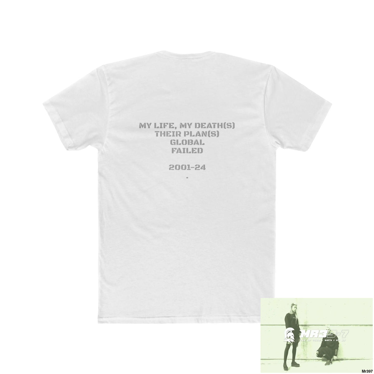 A1 Sparta (Russian Mentality from ?) My Life My Deaths 2001-2024 Their Plans,failed.Tactical GB Men’s Cotton Crew Tee