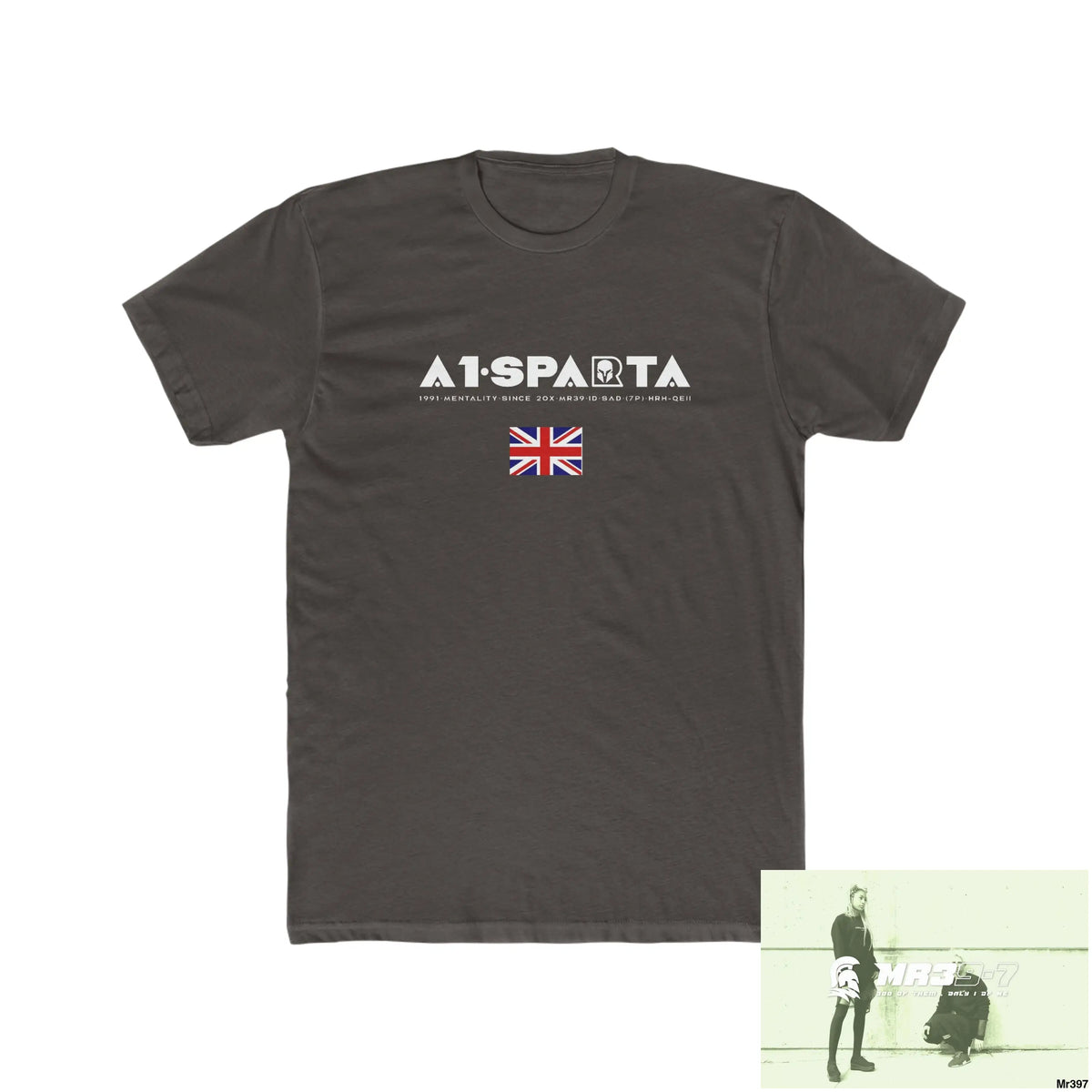 A1-Sparta Shrewsbury My Work 2022-23 - Men’s Cotton Crew Tee Solid Dark Chocolate / S T-Shirt