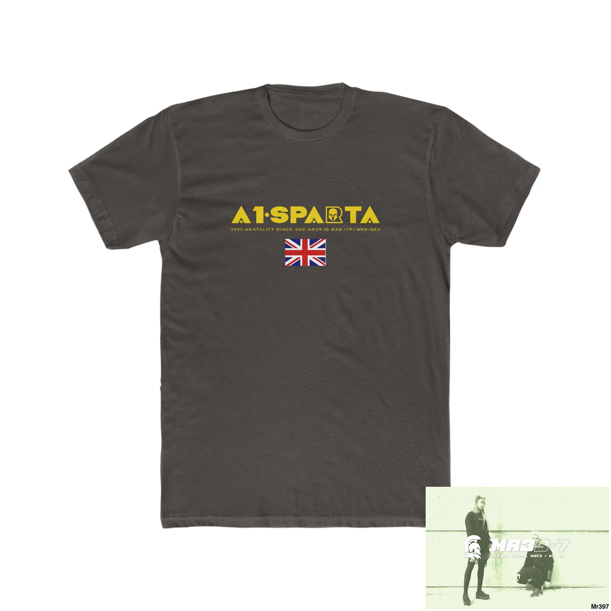 A1-Sparta Shrewsbury My Work 2022-23 - Men’s Cotton Crew Tee Solid Dark Chocolate / S T-Shirt