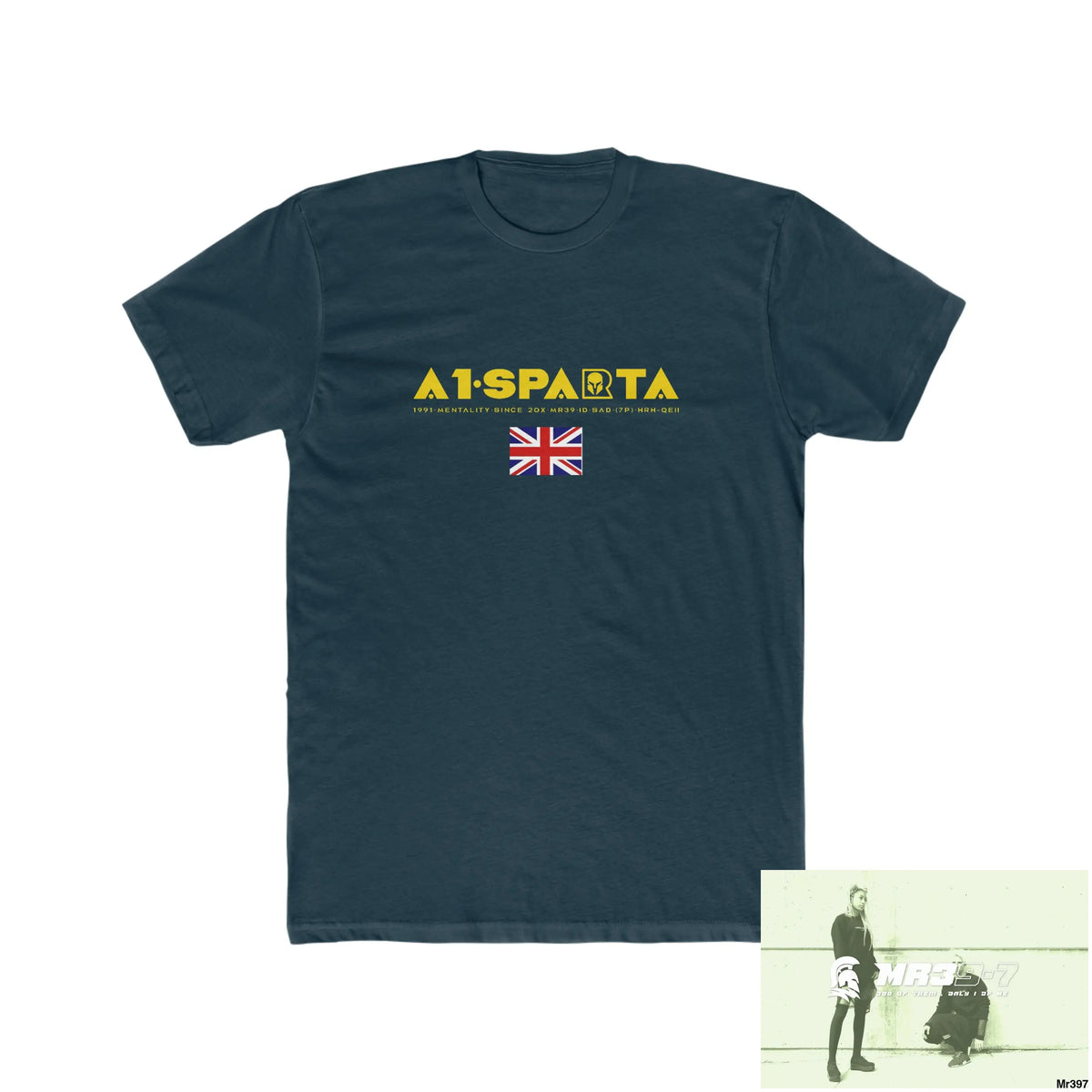 A1-Sparta Shrewsbury My Work 2022-23 - Men’s Cotton Crew Tee Solid Midnight Navy / XS T-Shirt