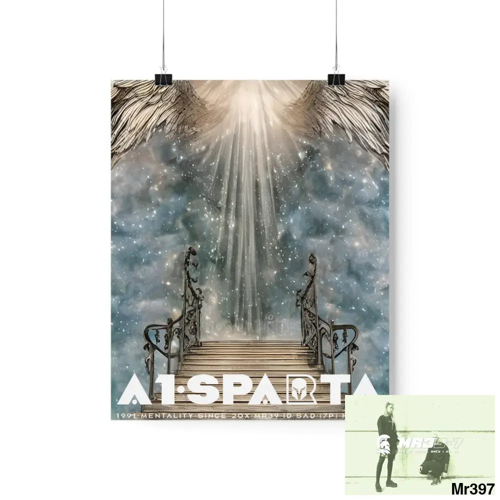 A1 Sparta stairway to heaven. Matte Vertical Posters 9’’ x 11’’ / Matte Poster