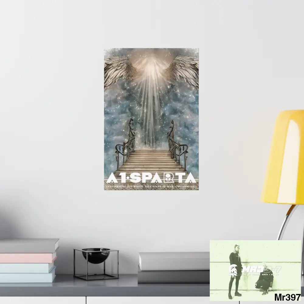 A1 Sparta stairway to heaven. Matte Vertical Posters Poster