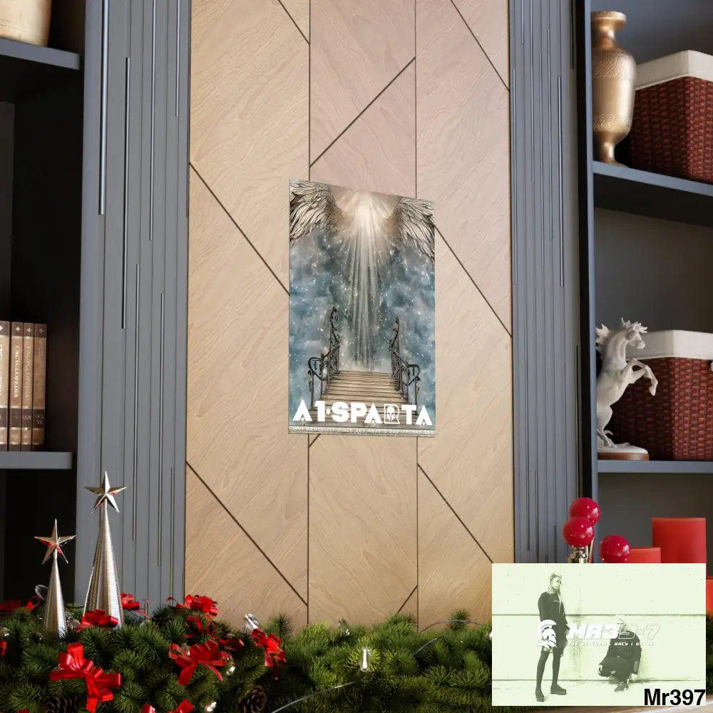 A1 Sparta stairway to heaven. Matte Vertical Posters Poster