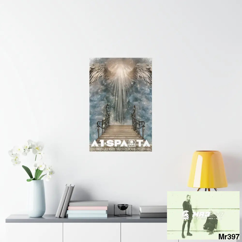 A1 Sparta stairway to heaven. Matte Vertical Posters Poster