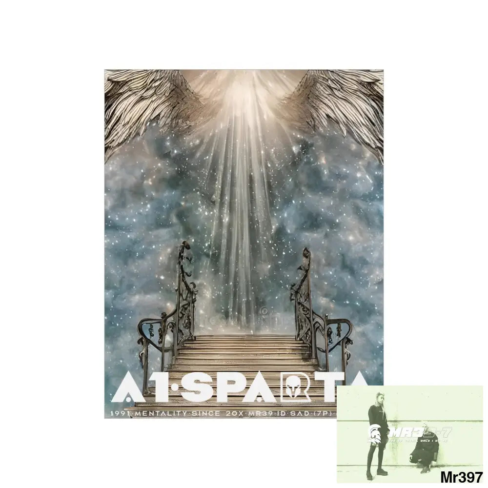 A1 Sparta stairway to heaven. Matte Vertical Posters Poster