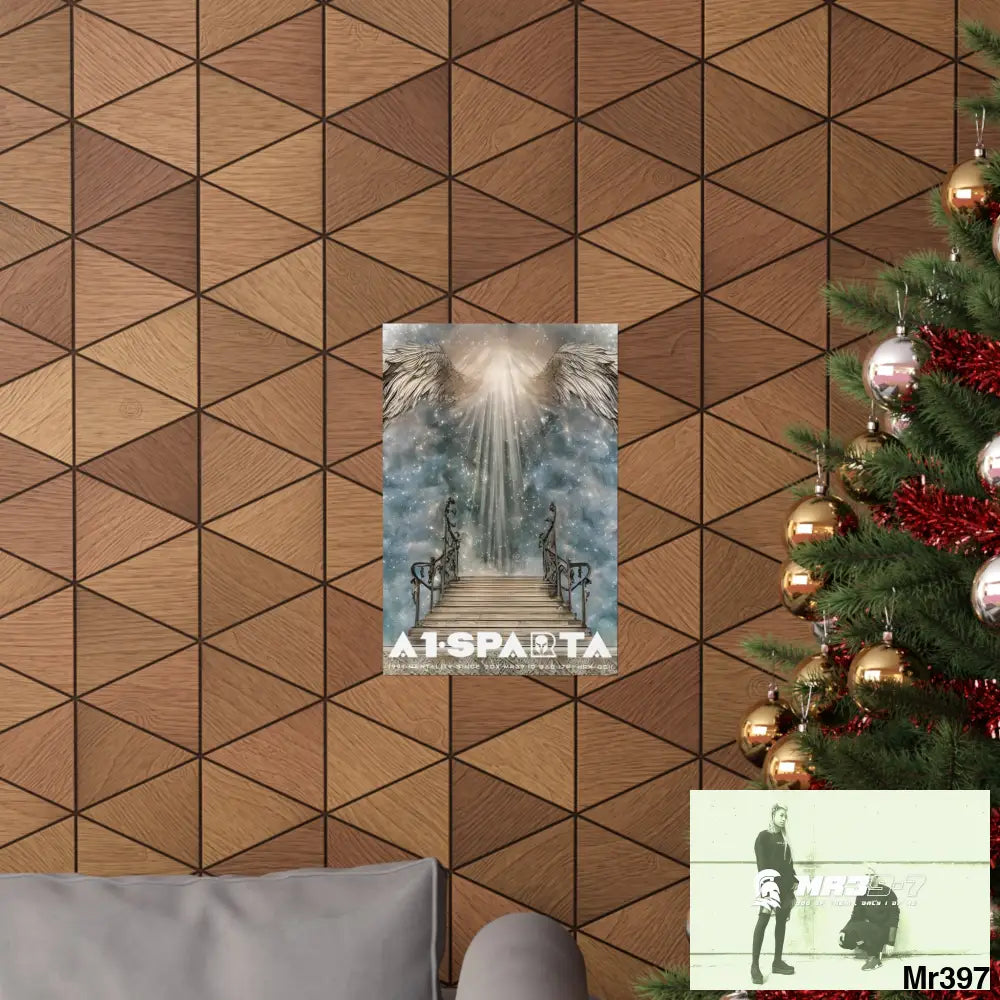 A1 Sparta stairway to heaven. Matte Vertical Posters Poster