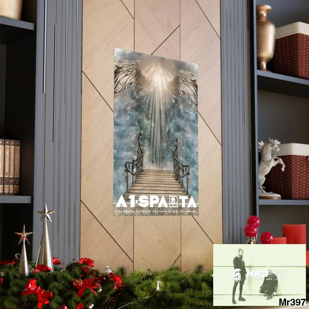 A1 Sparta stairway to heaven. Matte Vertical Posters Poster