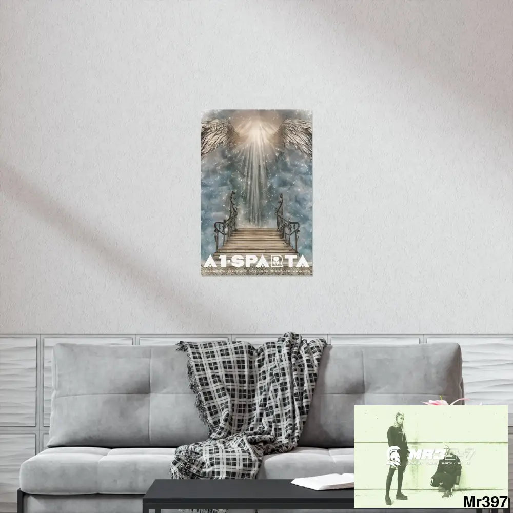 A1 Sparta stairway to heaven. Matte Vertical Posters Poster