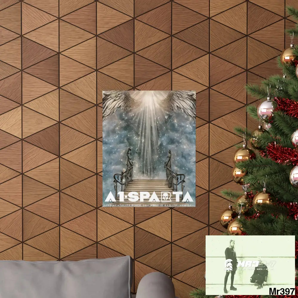 A1 Sparta stairway to heaven. Matte Vertical Posters Poster