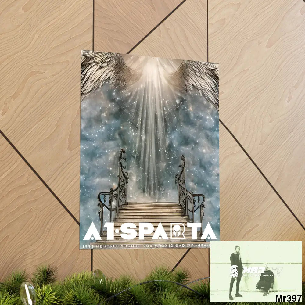 A1 Sparta stairway to heaven. Matte Vertical Posters Poster