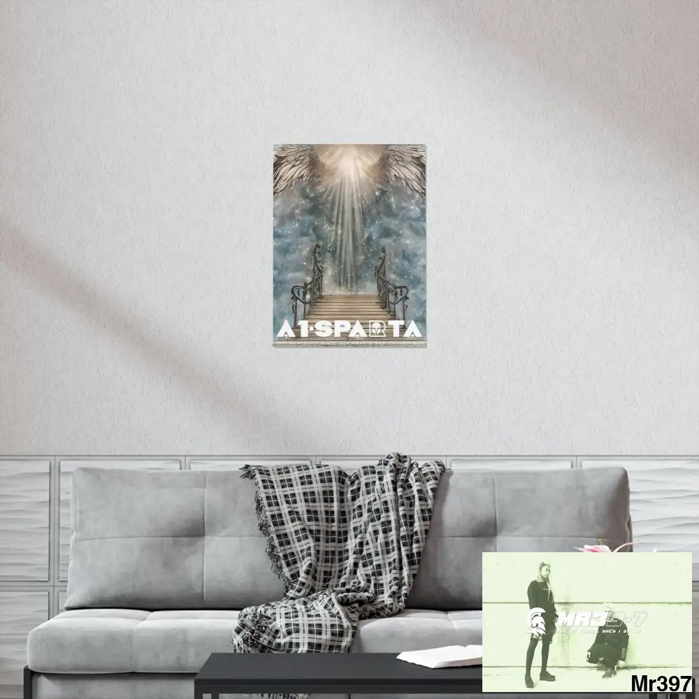 A1 Sparta stairway to heaven. Matte Vertical Posters Poster