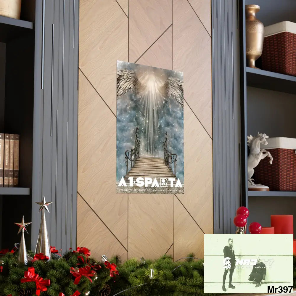 A1 Sparta stairway to heaven. Matte Vertical Posters Poster